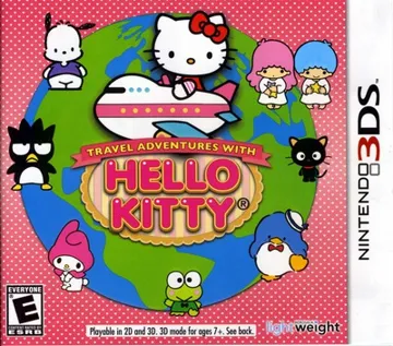 Travel Adventures with Hello Kitty(USA) box cover front